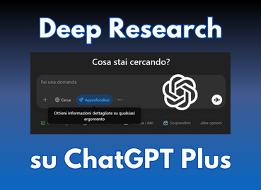 Deep research in ChatGPT Plus